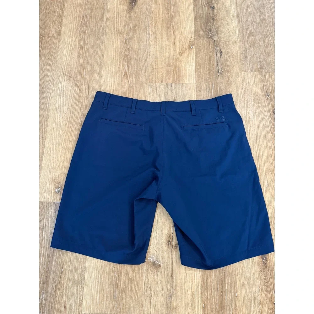 Under‎ Armour Mens Navy Blue Performance Golf Shorts Size 40 Stretch Lightweight